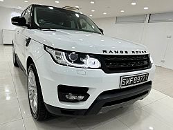 Land Rover Range Rover Sport 3.0 TSS 2017 White Rear Entertainment